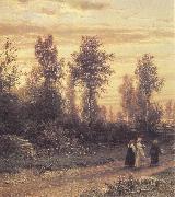 Ivan Shishkin Evening china oil painting artist